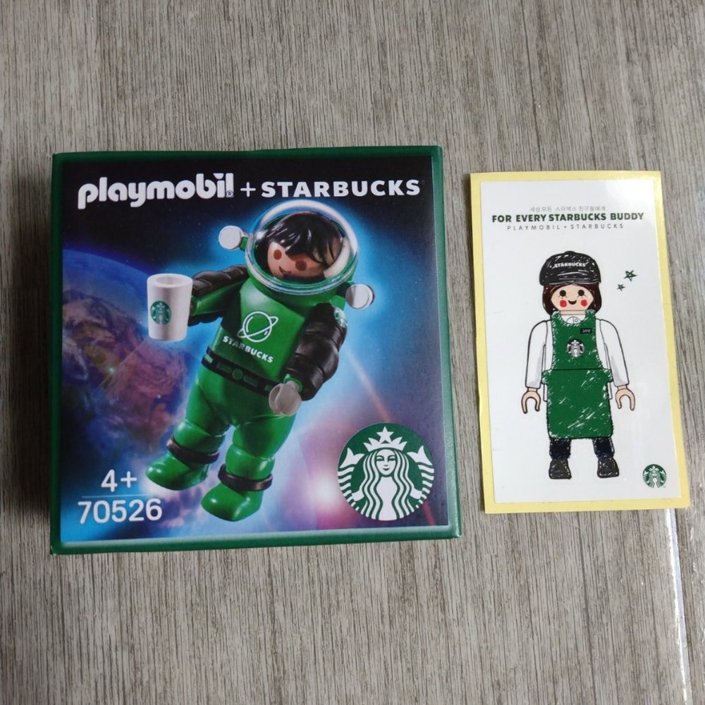 Collectible Starbucks Korea Playmobil Figure 70526